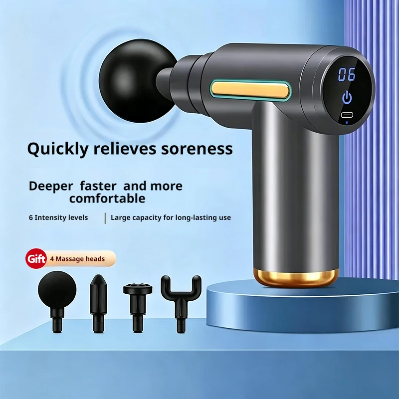Massage Gun - 6-speeds mini elektrische fascia gun diepe