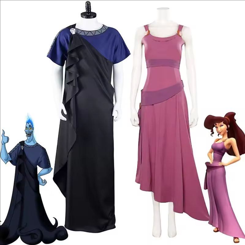 Bathrobe - Hercules Megara Hades Cosplay Kostuum Cartoon