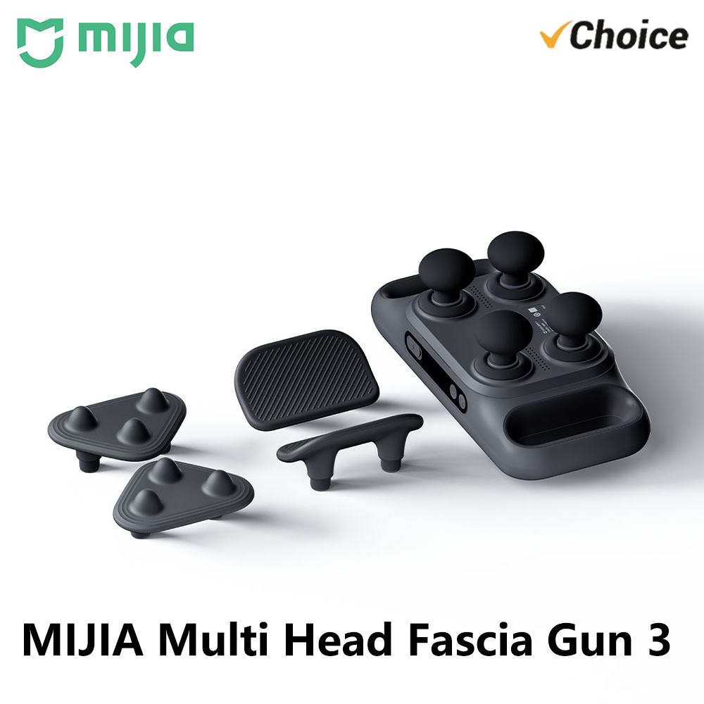 Massage Gun - 2026 NIEUWE MIJIA Multi‑Head Fascia Gun
