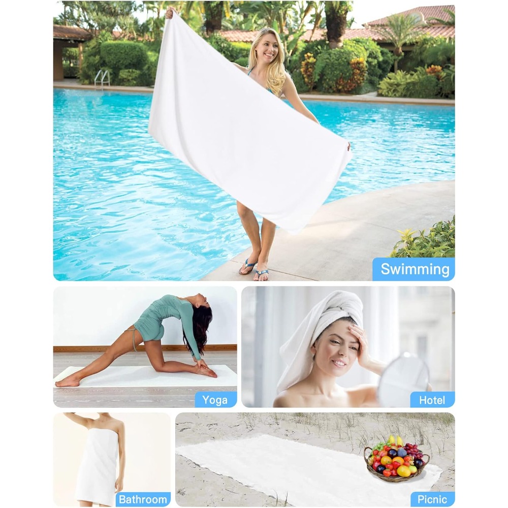 1 stuk strandlaken Zuiver witt - Spa Towel recensie en prijs