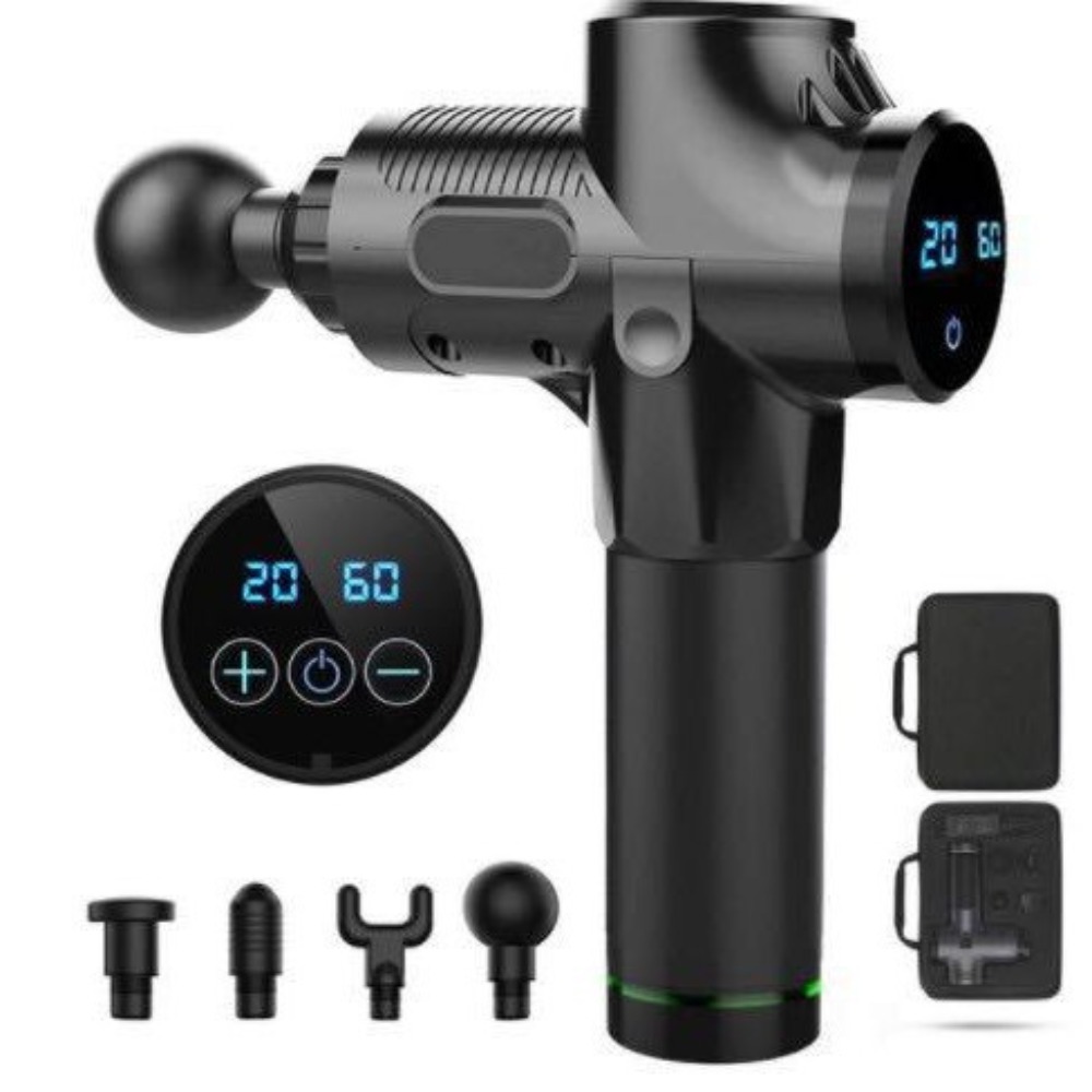 Draagbare percussie fascia mas - Massage Gun recensie en prijs