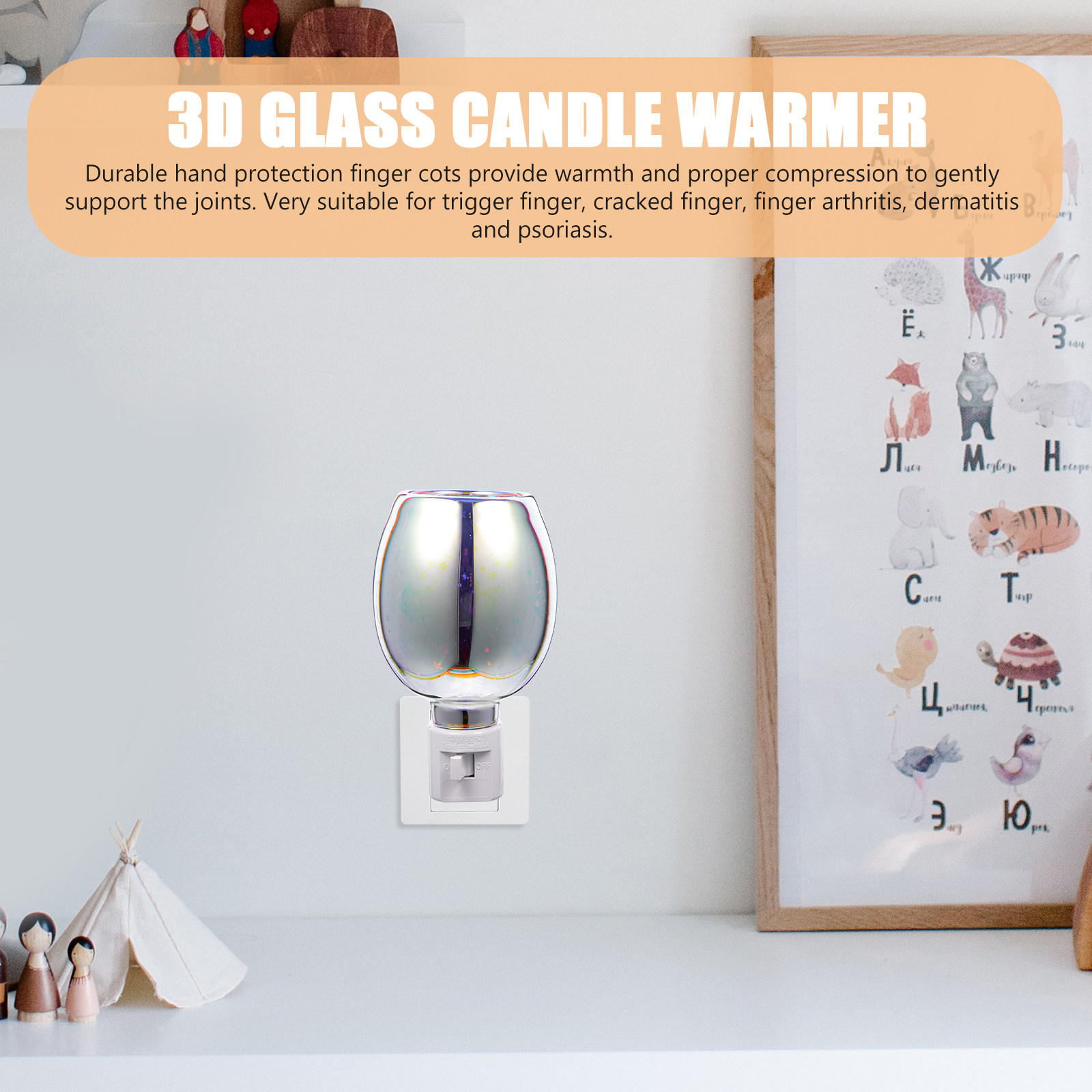 1 Stuks 3D Glas Warmer Elektri - Wax Warmer recensie en prijs