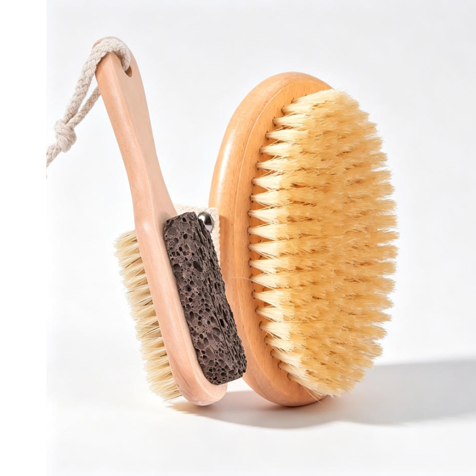 2 stuks: borstel voor het droo - Body Brush recensie en prijs