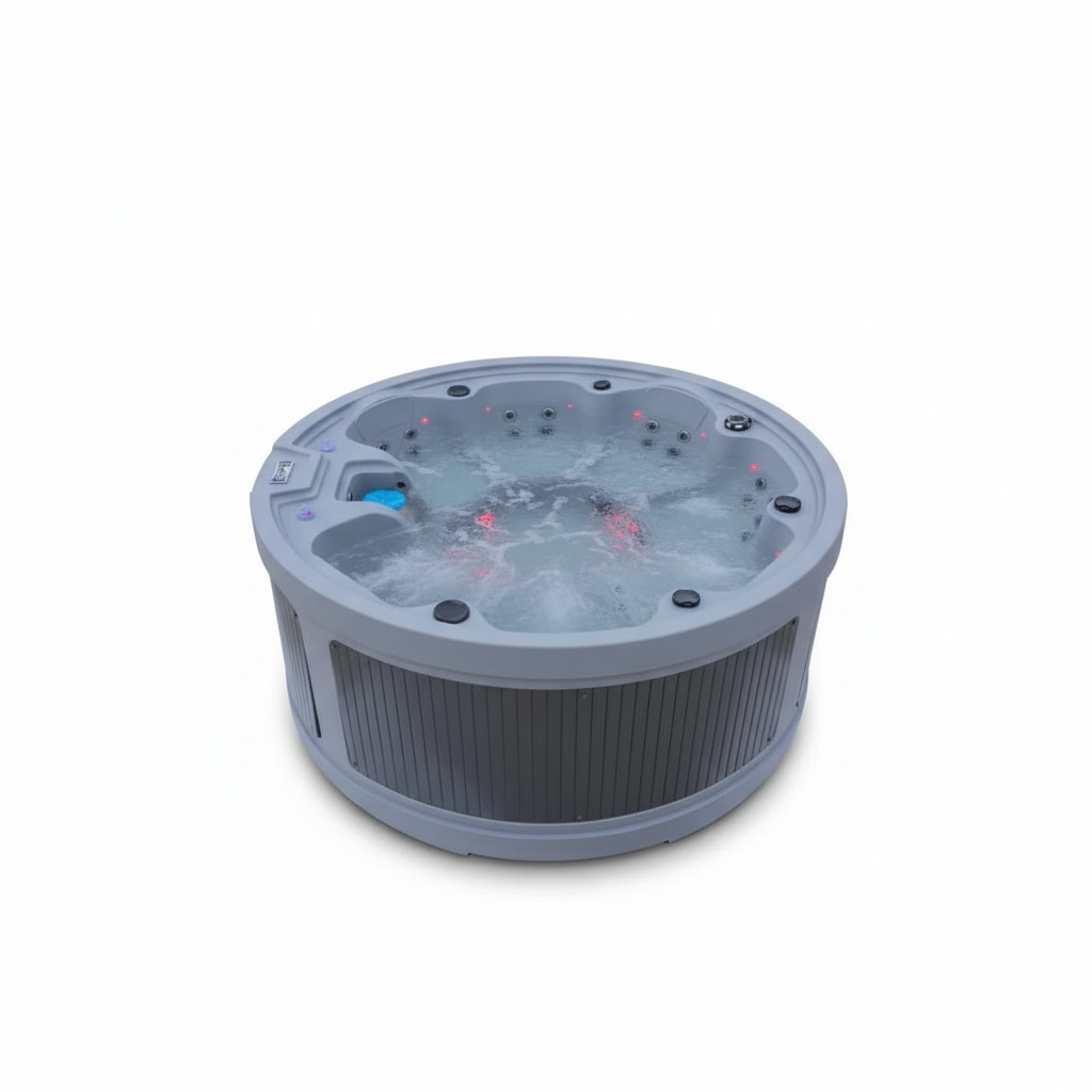 7-persoons hottub, ronde massa - Hot Tub recensie en prijs