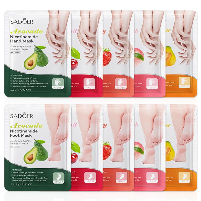 1 paar SADOER Fruit Voetmasker - Foot Spa recensie en prijs